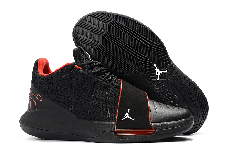 Jordan CP3 XI Black Red White Jumpman Shoes - Click Image to Close